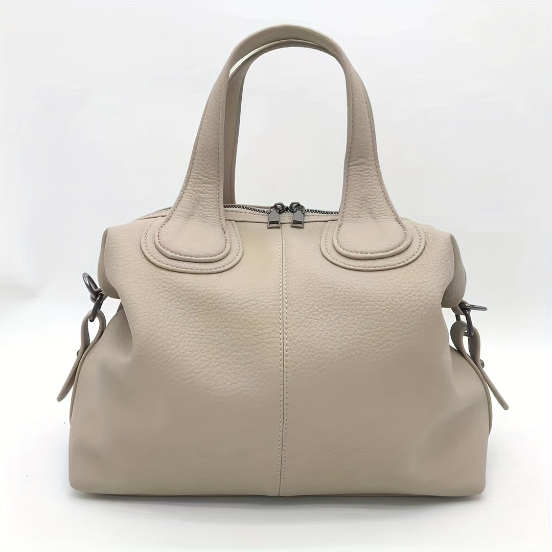 Large Lady Handbag, Large Lady Shoulder Bag, Large Purses for Women, Soft Comfy Solid Color PU Tote Shoulder Bag, All-Match Women's Daily Use Commuter Bags, Womens Handbags, Easter Gifts, Gifts for Mothe, Travel, Cheap