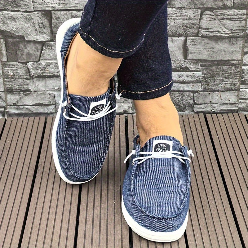 Ladies summer new dark blue outdoor slippers, a flat-soled casual comfortable breathable fashion casual women's shoes