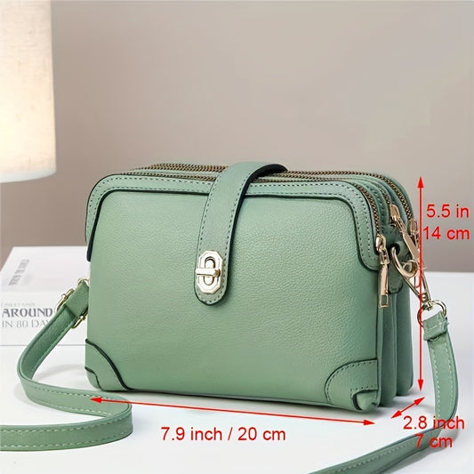 Small Multiple Pockets Crossbody Bags for Women Fashion Cell Phone Purse Ladies Shoulder Handbags