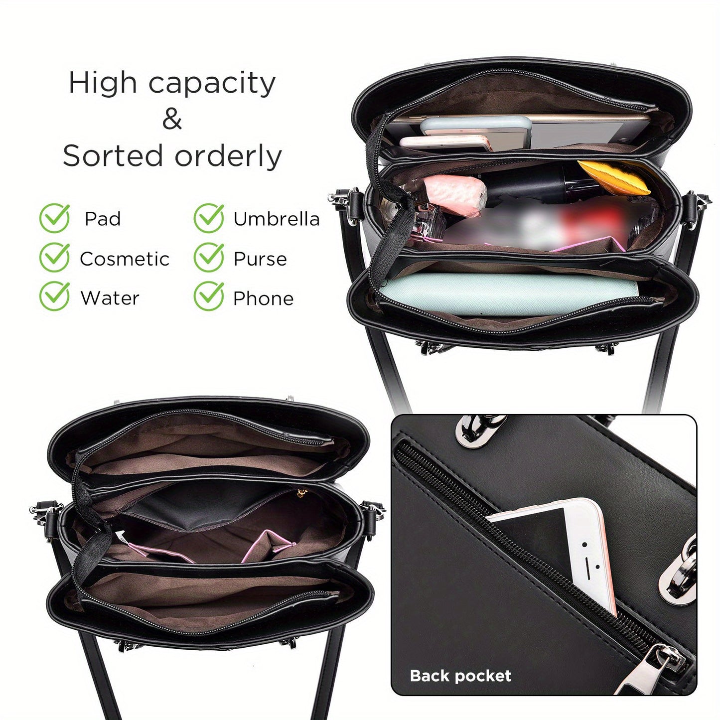Women's Handbags, Wallets, Top Handles, Contrast-stitched Tote Bags, Shoulder Bags, Women's Shoulder Bags