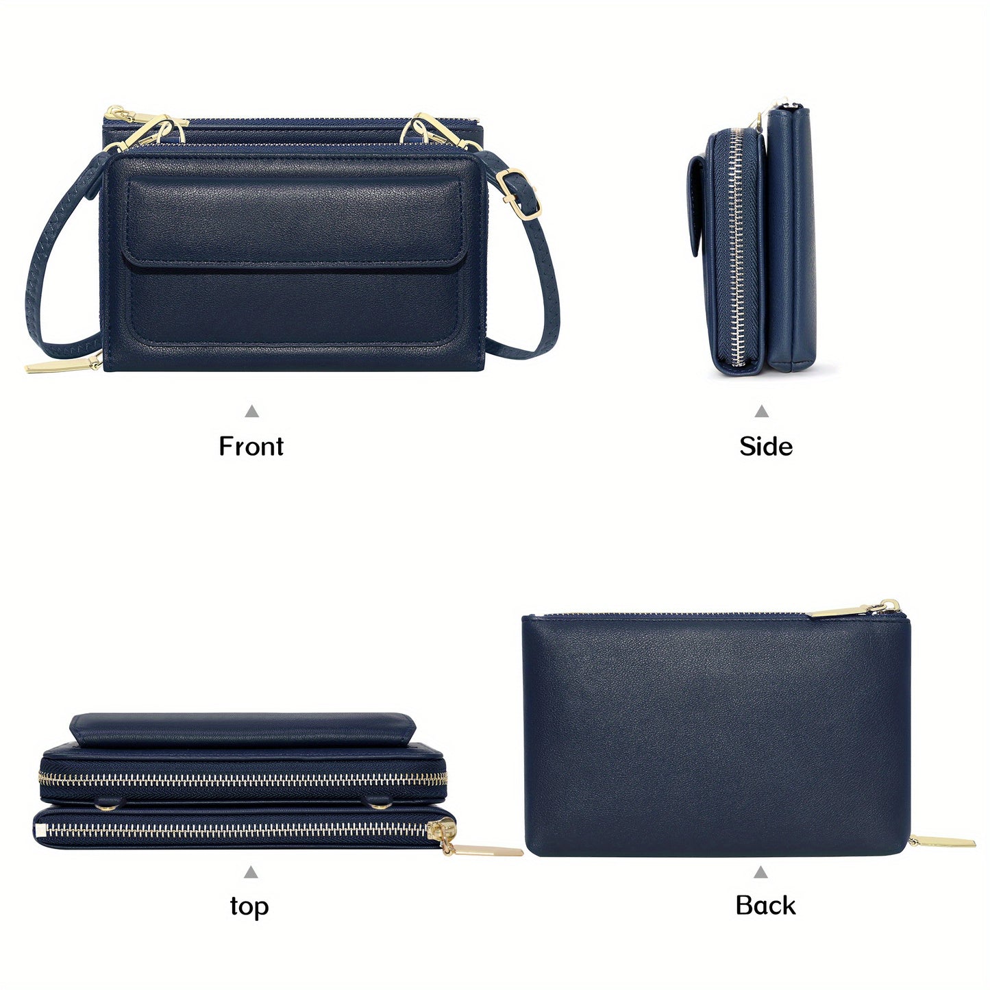 Small crossbody bag for women cell phone wallet purse mini shoulder handbags with card slots