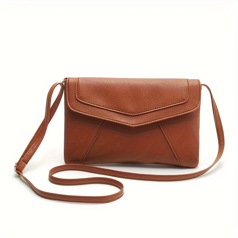 Women's Clutch Handbags Small Crossbody Bag Lightweight Purses Vegan Leather Wristlet Clutch, Includes Adjustable Shoulder