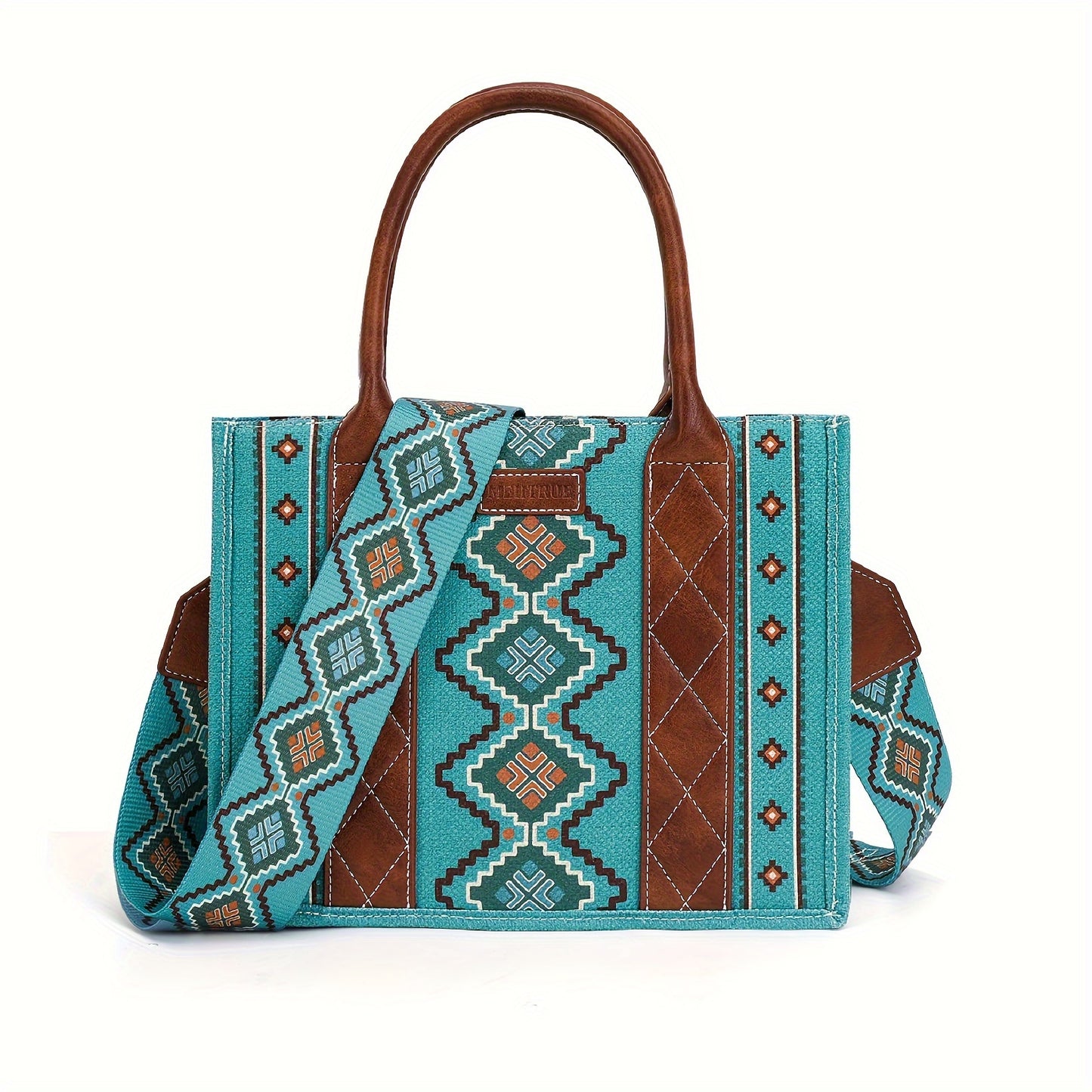 Tote Bag Western Purses for Women Shoulder Boho Aztec Handbags Crossbody Bag