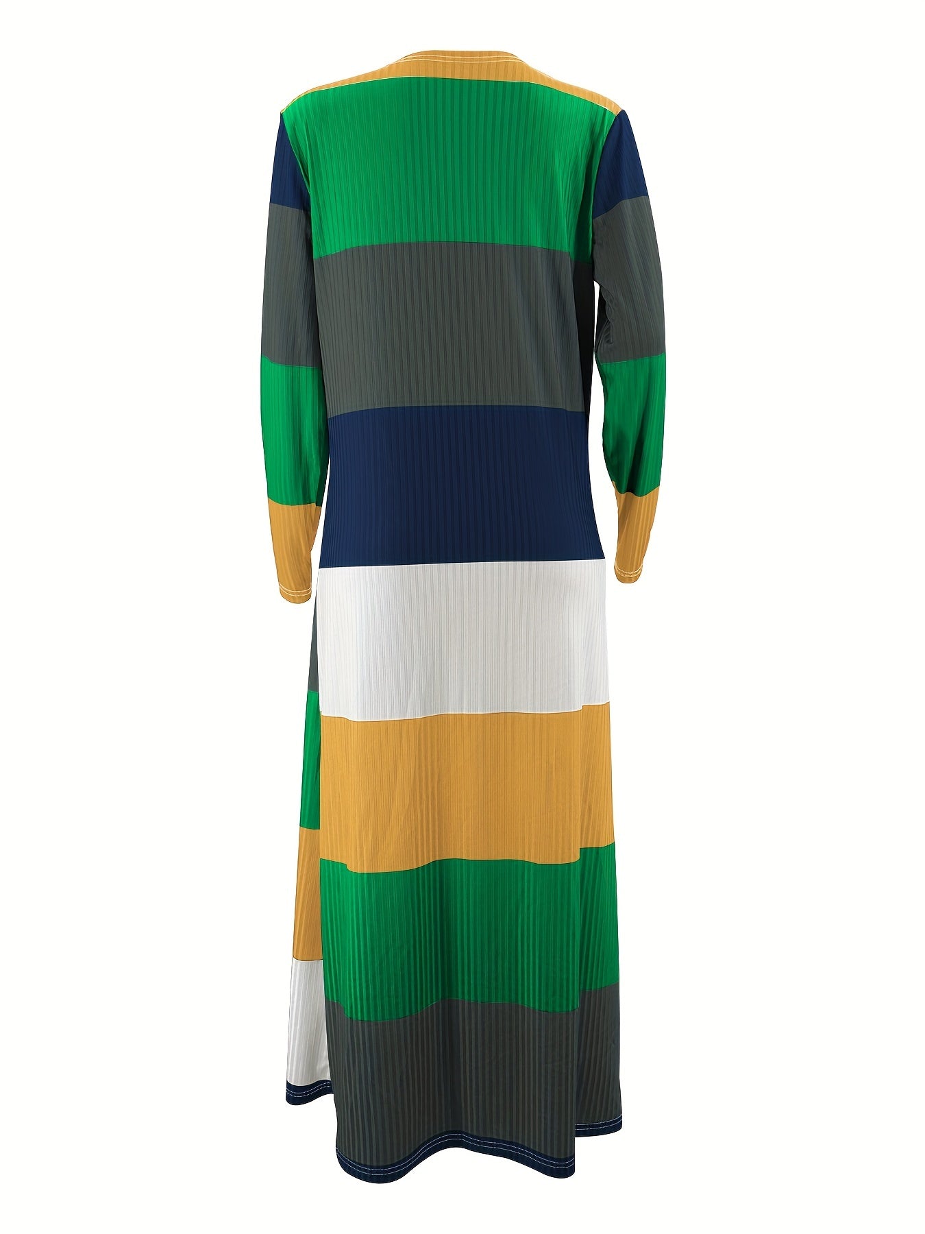 Stripe Print Two-piece Dress Set, Sleeveless Tube Dress & Open Front Long Sleeve Cardigan Outfits, Women's Clothing