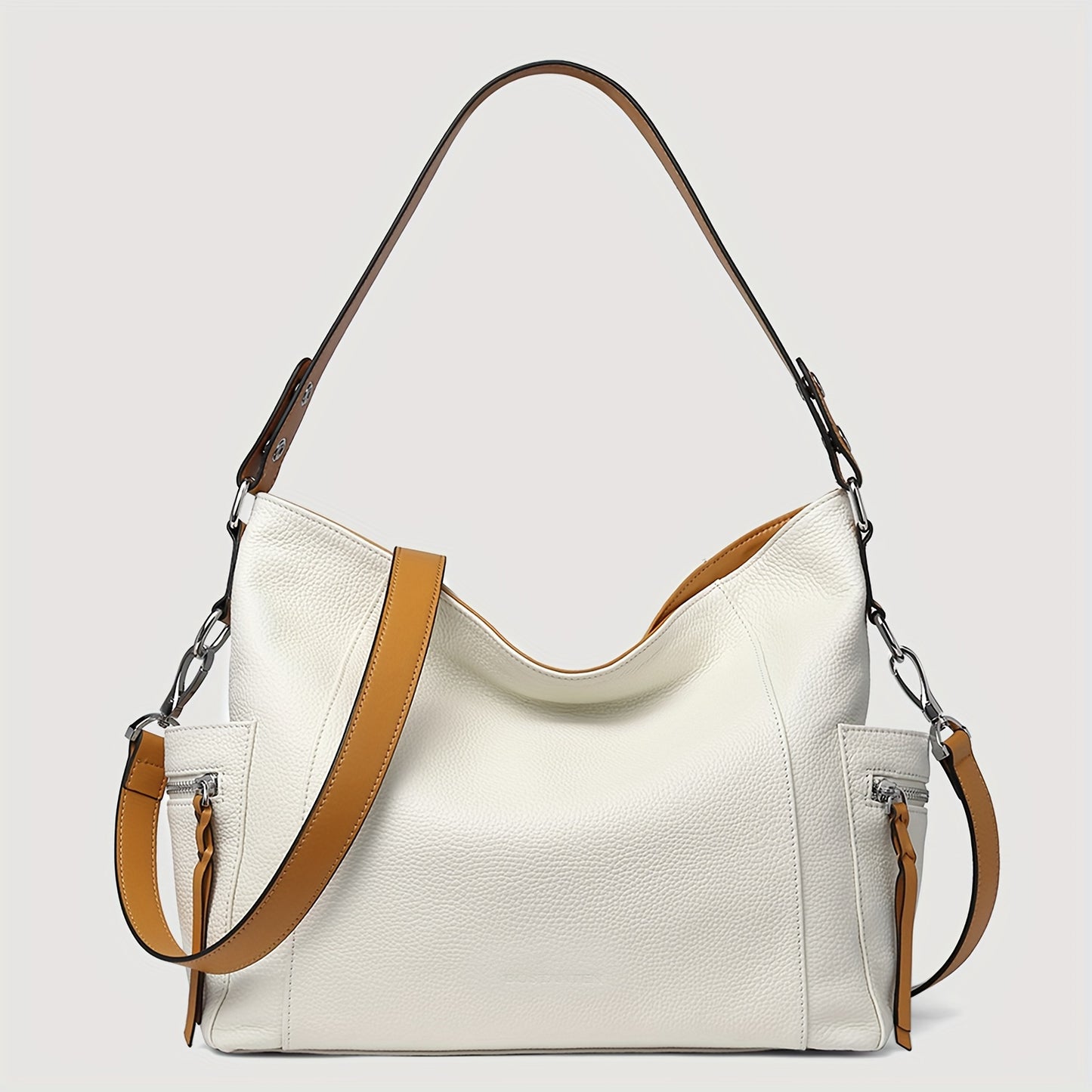 Genuine Leather Hobo Handbags Designer Shoulder Tote Purses Crossbody Large Bag For Women