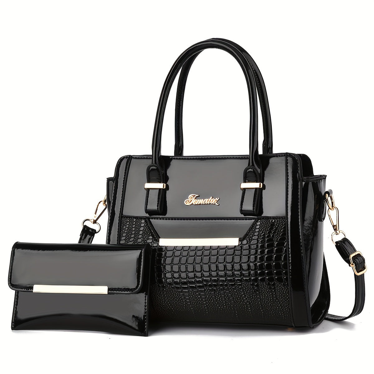 Women'S Large Capacity Handbag - Elegant Synthetic Purse with Zipper Closure, Spacious Tote for Work, Commute, Travel, Designer Bags for Women High Quality, Bags for Women Designer, Designer Handbags, Designer Bags for Women,