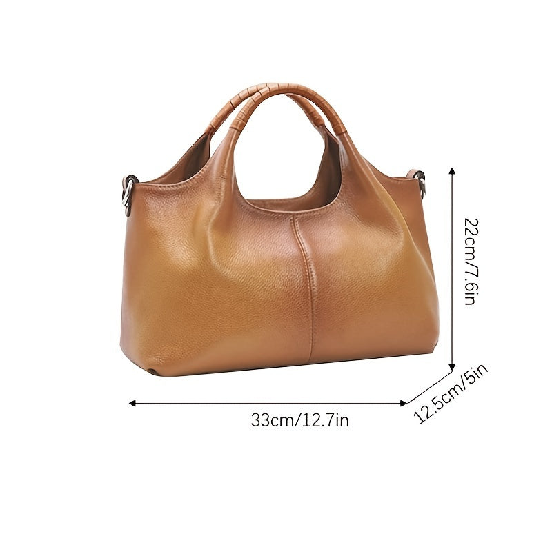 Iswee Genuine Leather Shoulder Bags Purses and Handbags for Women - Top Handle Tote Satchel Ladies Hobo Crossbody Bags -  For Fashionable Women - Versatile for Work, Travel & Everyday Use - Perfect Gift for Her