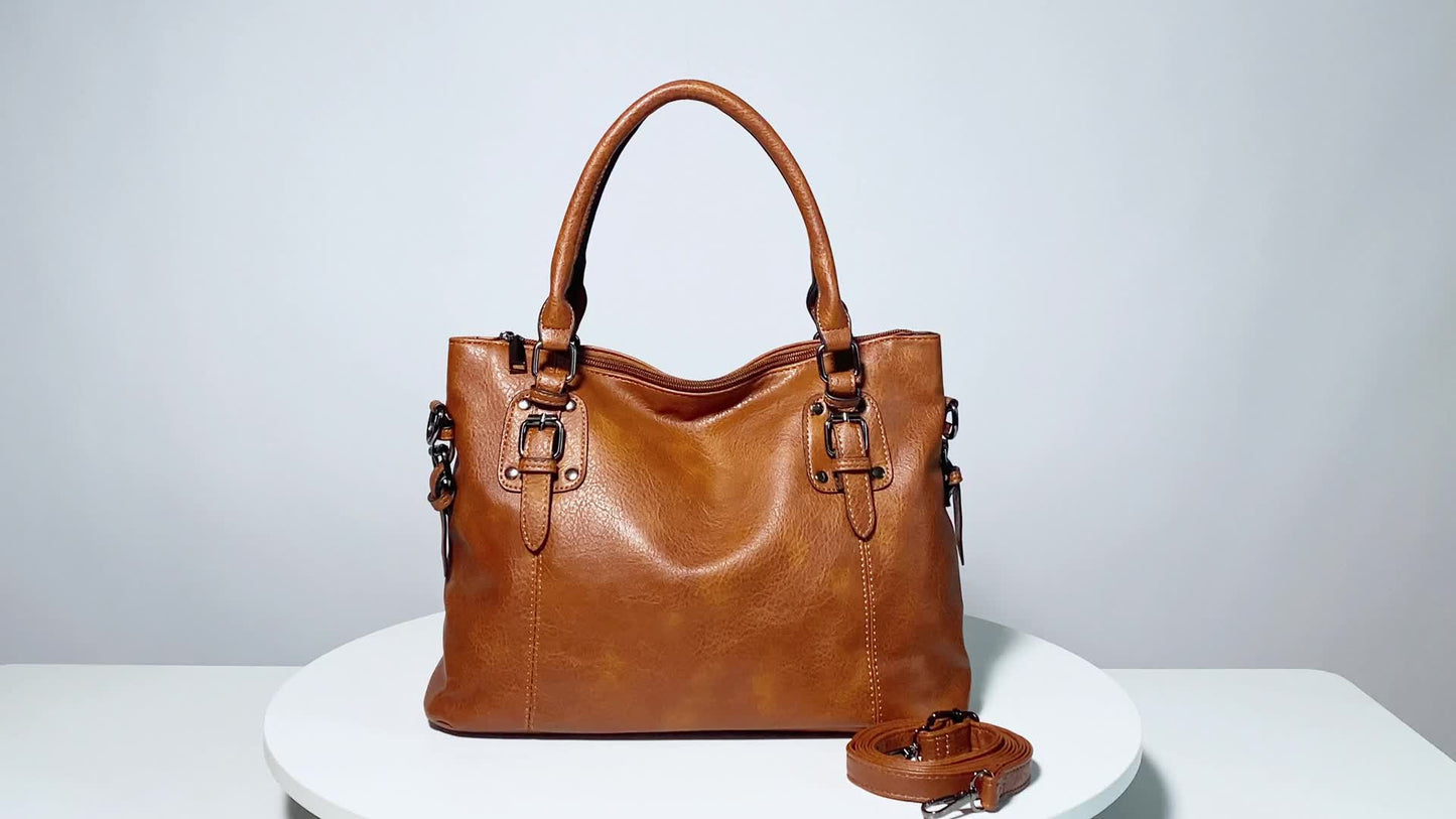 Women Handbags Tote Bag Soft Retro Designer Large Capacity Multi-pocket Casual Ladies       Mother's Day Gift Adjustable Shoulder Strap Purse