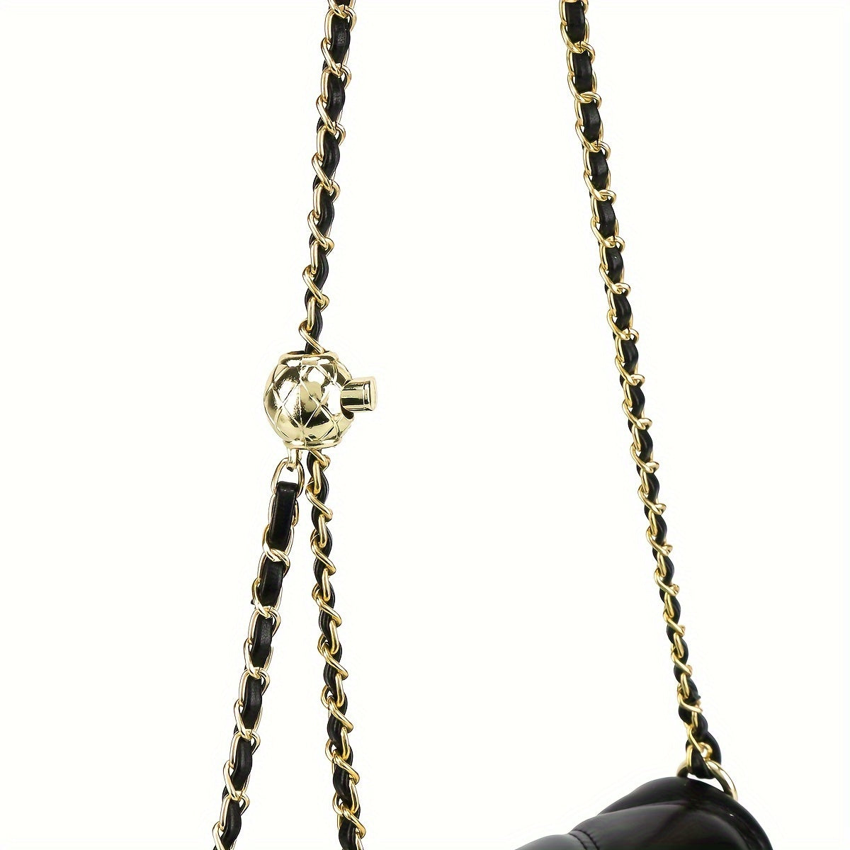 Chic Black Pu Leather Crossbody Bag With Metal Ball Accent - Fashionable Shoulder Purse For Women, Casual Commuter Handbag Purses And Handbags Crossbody Bags For Women