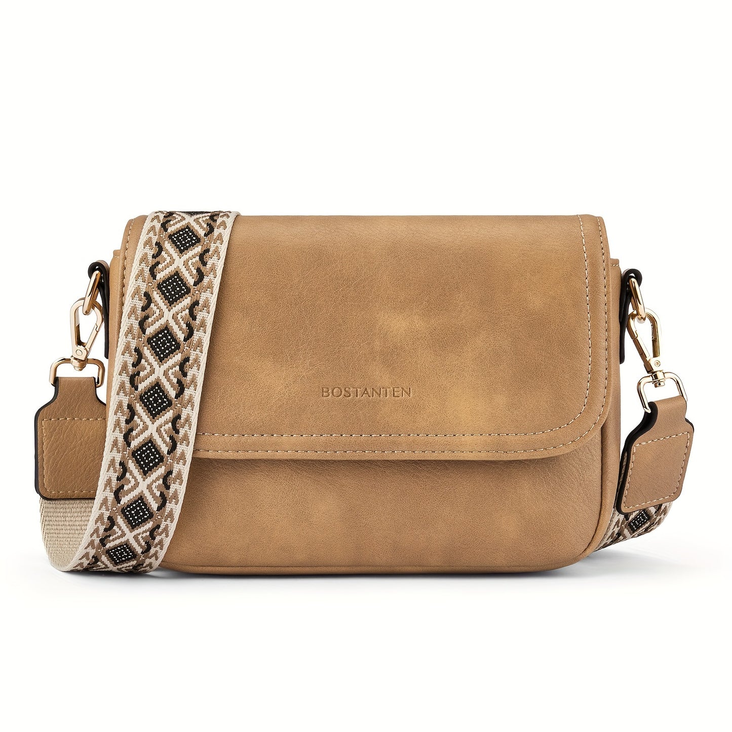 Small Stylish Crossbody Purses for Women - Faux Leather Handbags with Buckle Closure, Nylon Lining, and Adjustable Guitar Strap - Perfect for Daily Occasions