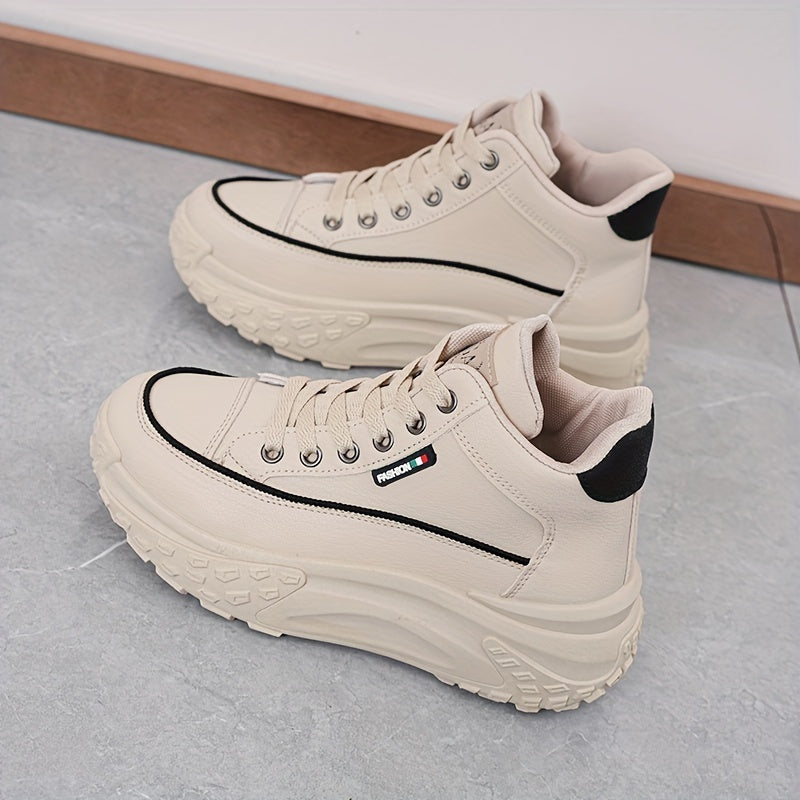 Sports shoes women 2024 spring and autumn new students all take lightweight thick soled girls shoes soft soled increase casual women's shoes