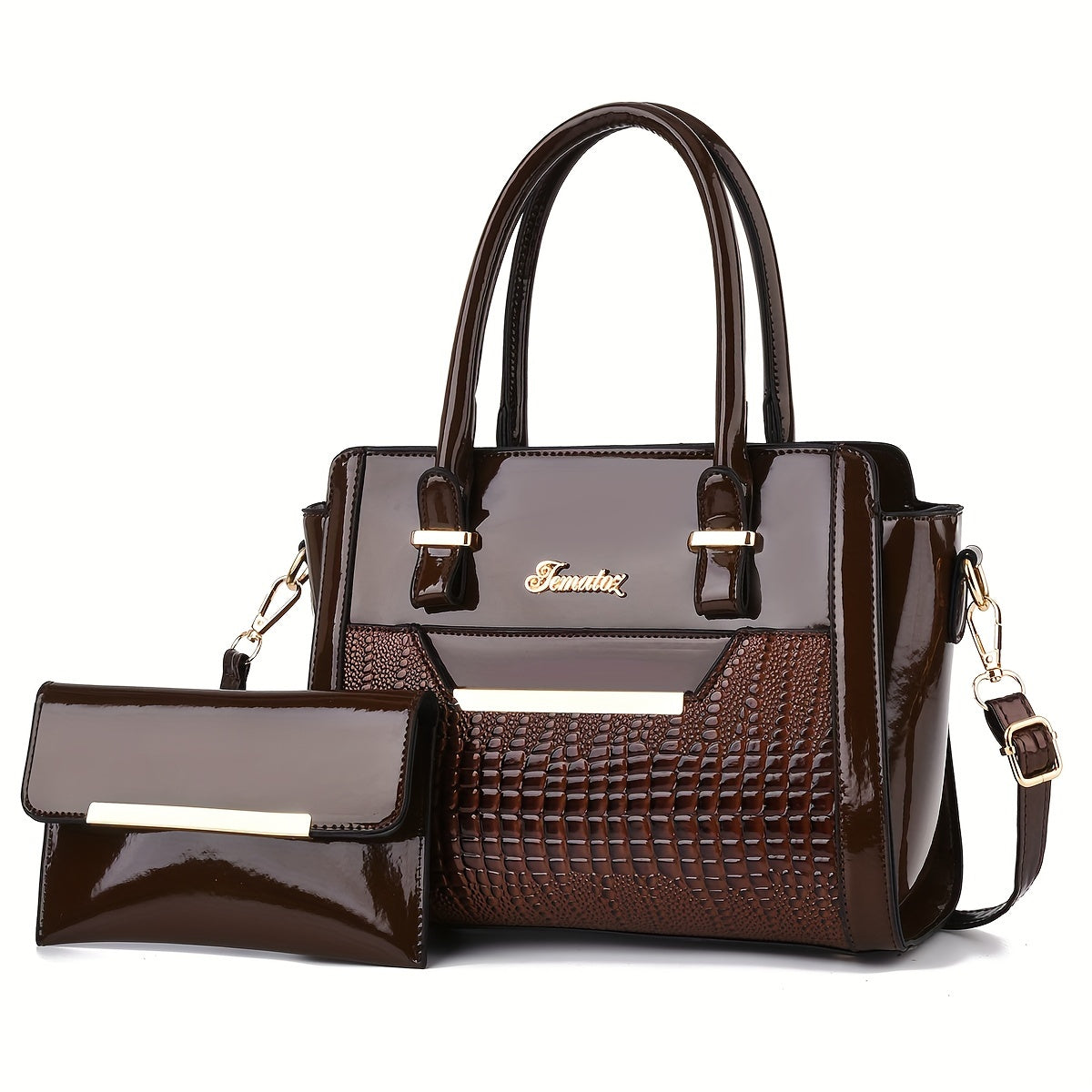 Women'S Large Capacity Handbag - Elegant Synthetic Purse with Zipper Closure, Spacious Tote for Work, Commute, Travel, Designer Bags for Women High Quality, Bags for Women Designer, Designer Handbags, Designer Bags for Women,