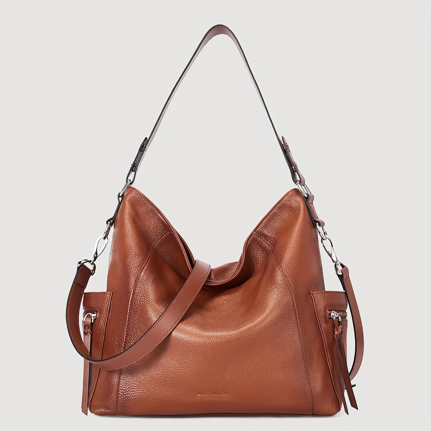 Genuine Leather Hobo Handbags Designer Shoulder Tote Purses Crossbody Large Bag For Women