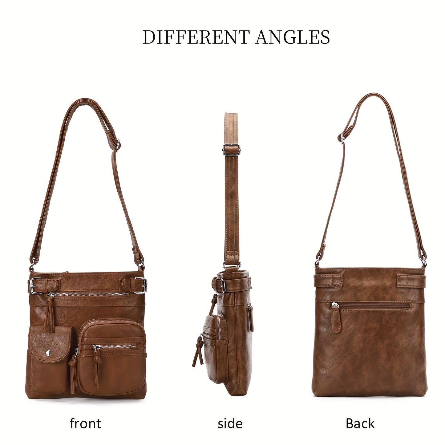 Purses For Women Small Crossbody Bags Shoulder Handbags Multi Pockets