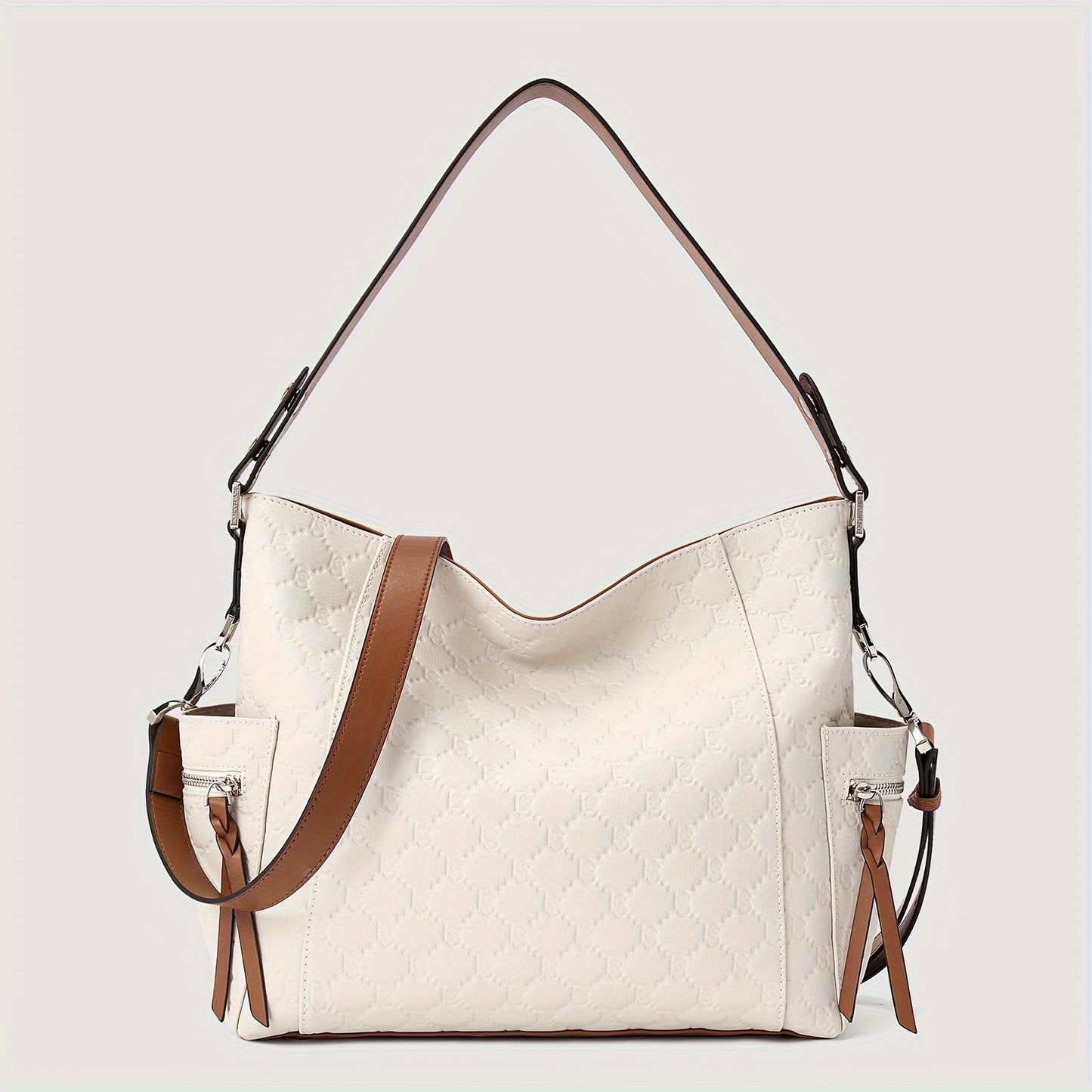 Genuine Leather Hobo Handbags Designer Shoulder Tote Purses Crossbody Large Bag For Women