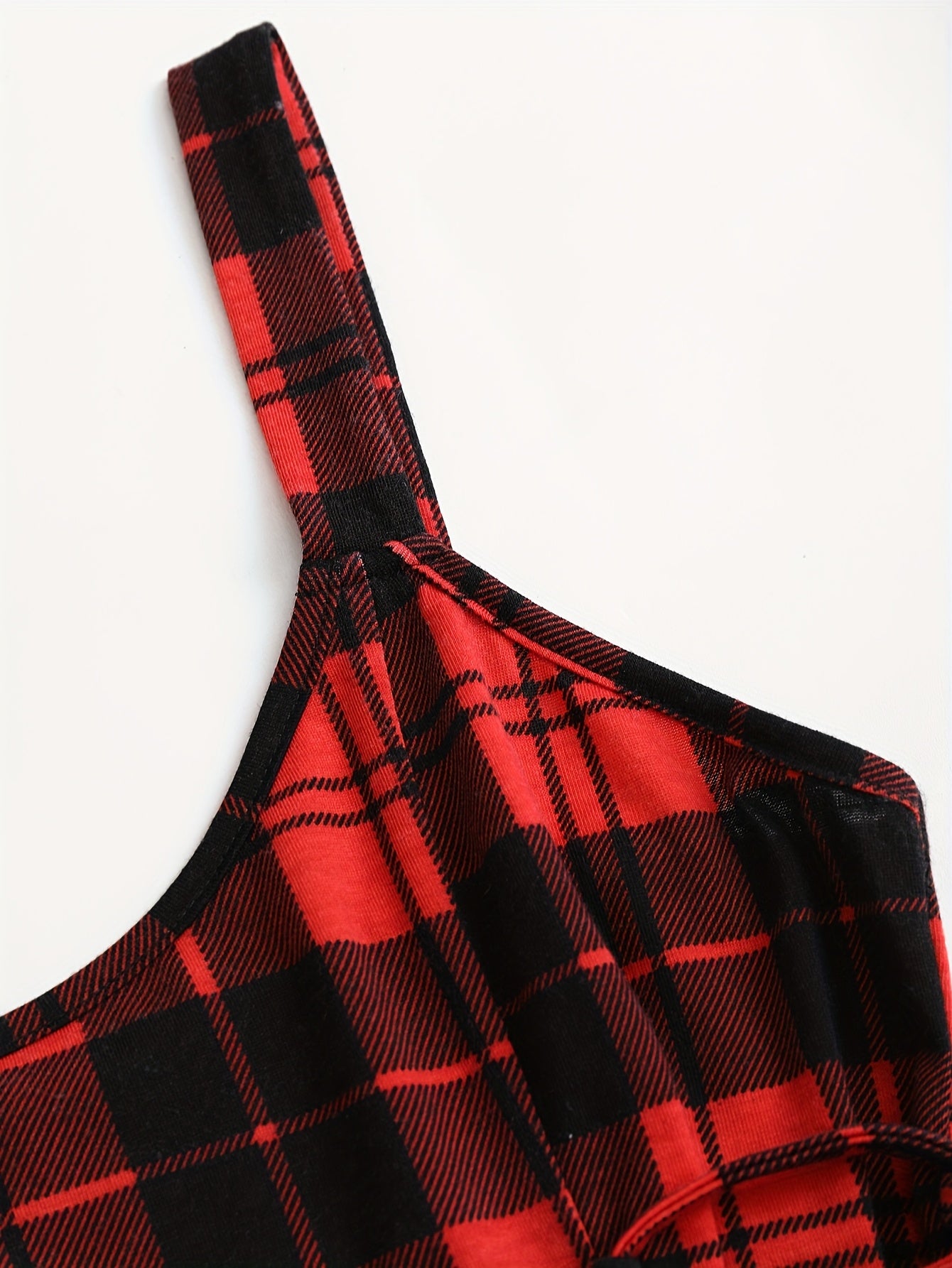 Casual Vintage Plaid Digital Print Long-Sleeve Two-Piece Dress.