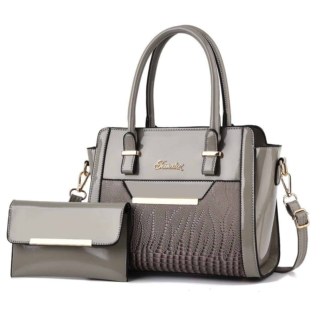 Women'S Large Capacity Handbag - Elegant Synthetic Purse with Zipper Closure, Spacious Tote for Work, Commute, Travel, Designer Bags for Women High Quality, Bags for Women Designer, Designer Handbags, Designer Bags for Women,
