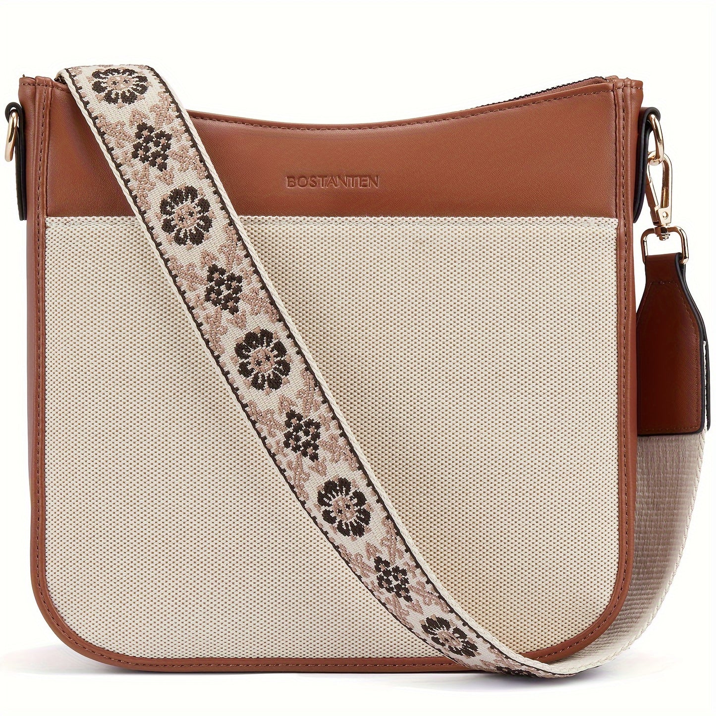Crossbody Bags For Women, Trendy Vegan Leather Hobo Purses, Shoulder Handbags With Wide Shoulder Strap