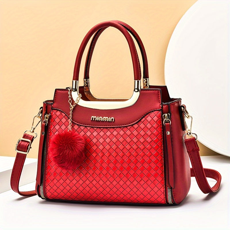 Vibrant Ladies' Crossbody Handbags - Stylish Top Handle Satchel, Shoulder Bags, Small Totes with Adjustable Straps, Multiple Compartments, and Magnetic Closures - Perfect for Daily Use, Work, School, and Travel