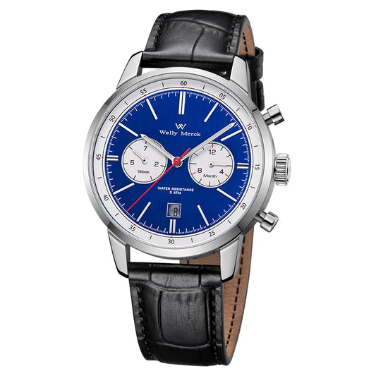 WM Watch Automatic Mechanical Watch Man Business Casual Watches Stainless Steel Sapphire Waterproof For Men Welly Merck 138M-WM