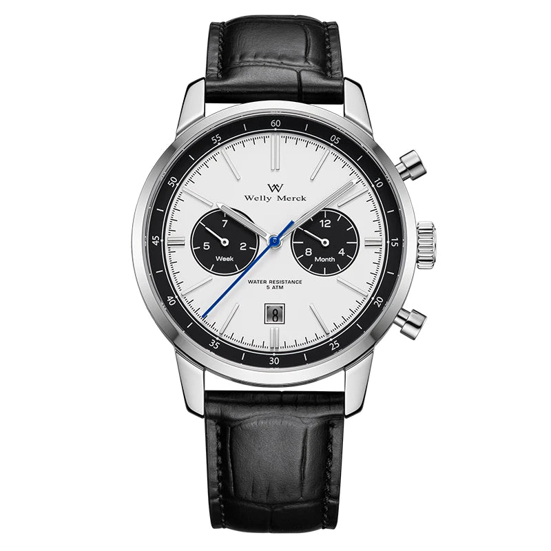 WM Watch Automatic Mechanical Watch Man Business Casual Watches Stainless Steel Sapphire Waterproof For Men Welly Merck 138M-WM