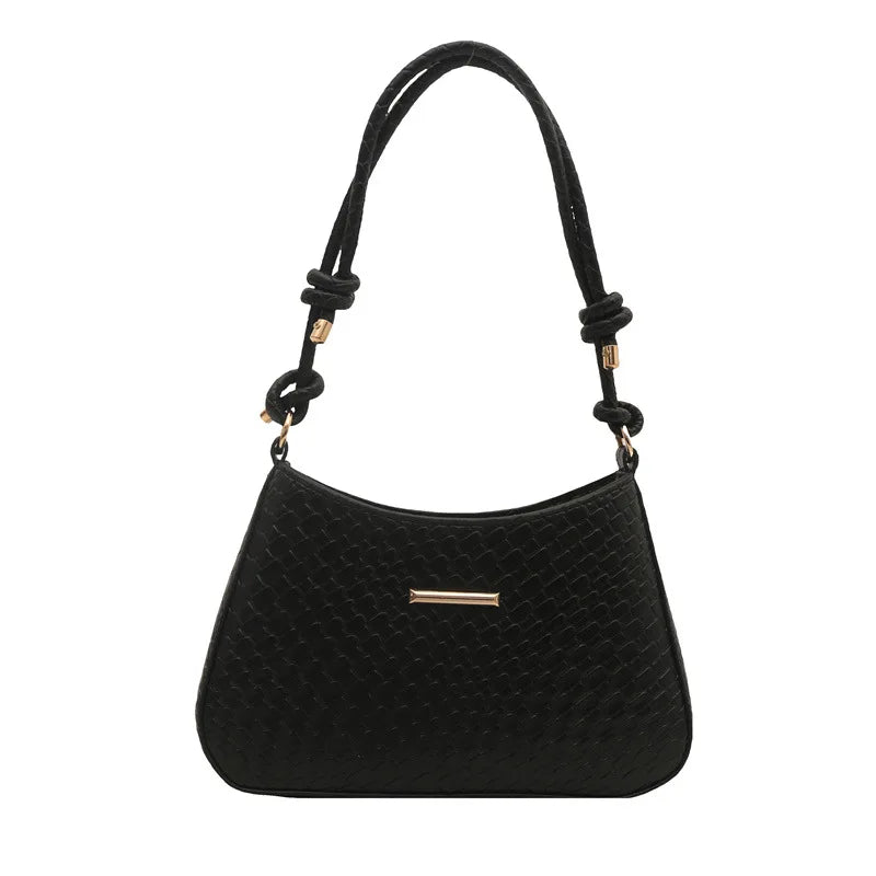 2025 Elegant Women's Luxury Crossbody Bag Simple Fashion Single Shoulder Solid Color Zip Waterproof Polyester New Handbag