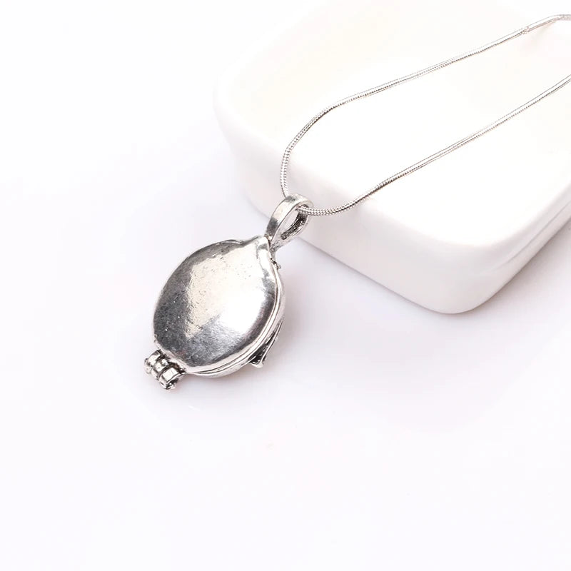 Movie Vampire Diaries Necklace Classic Elena Gilbert Locket Pendant Necklaces Women Men Cosplay Jewelry
