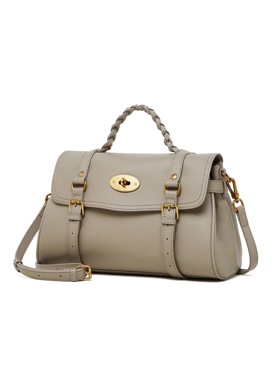 Luxury Leather Ladies Handbags for Women 100% Genuine Messenger Shoulder Tote Crossbody Bags Manufacturer Dropshipping 2025