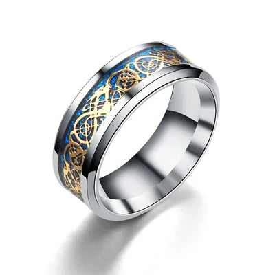 02 2024 Dragon Ring For Men Women Wedding Stainless Steel Jewelry