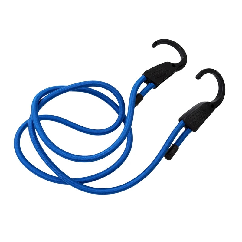 1.5M Elastic Strap Adjustable Tension Belt Car Clothesline Hook Cargo Luggage Lashing Buckle Rope For Motorcycle Travel