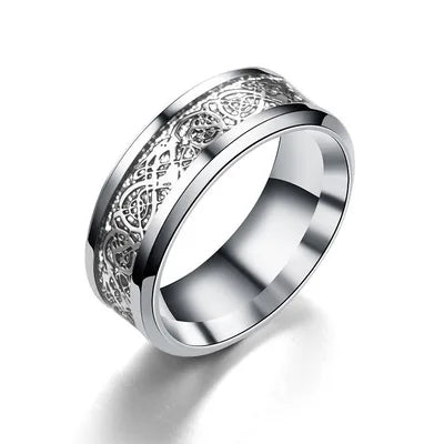 02 2024 Dragon Ring For Men Women Wedding Stainless Steel Jewelry