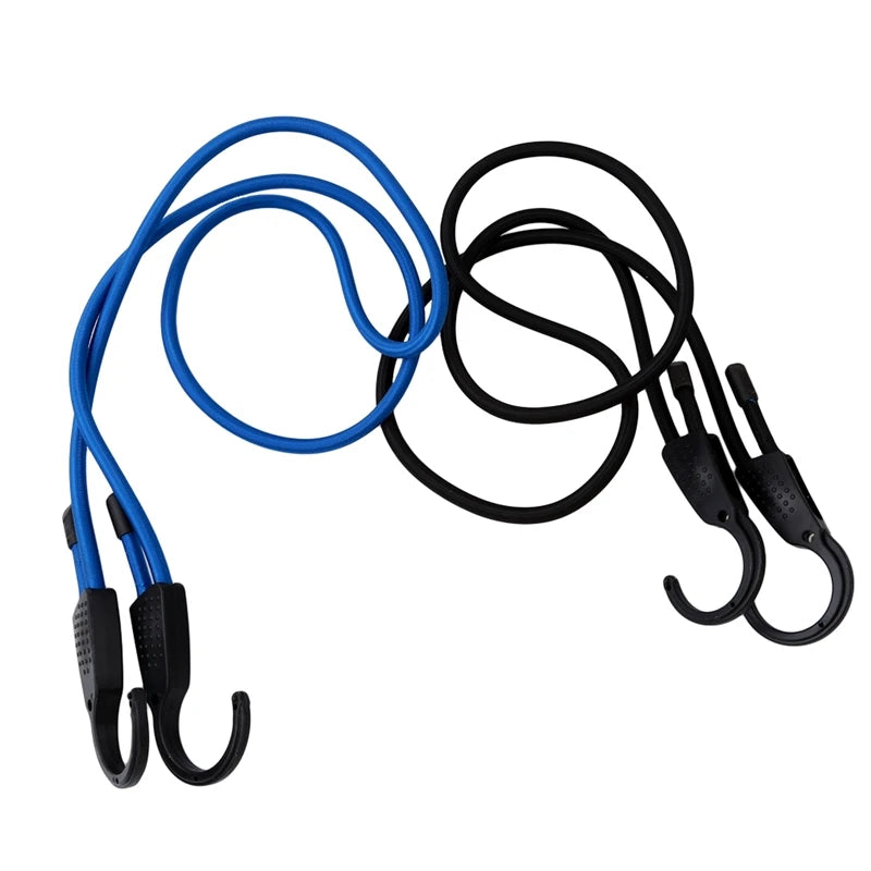1.5M Elastic Strap Adjustable Tension Belt Car Clothesline Hook Cargo Luggage Lashing Buckle Rope For Motorcycle Travel