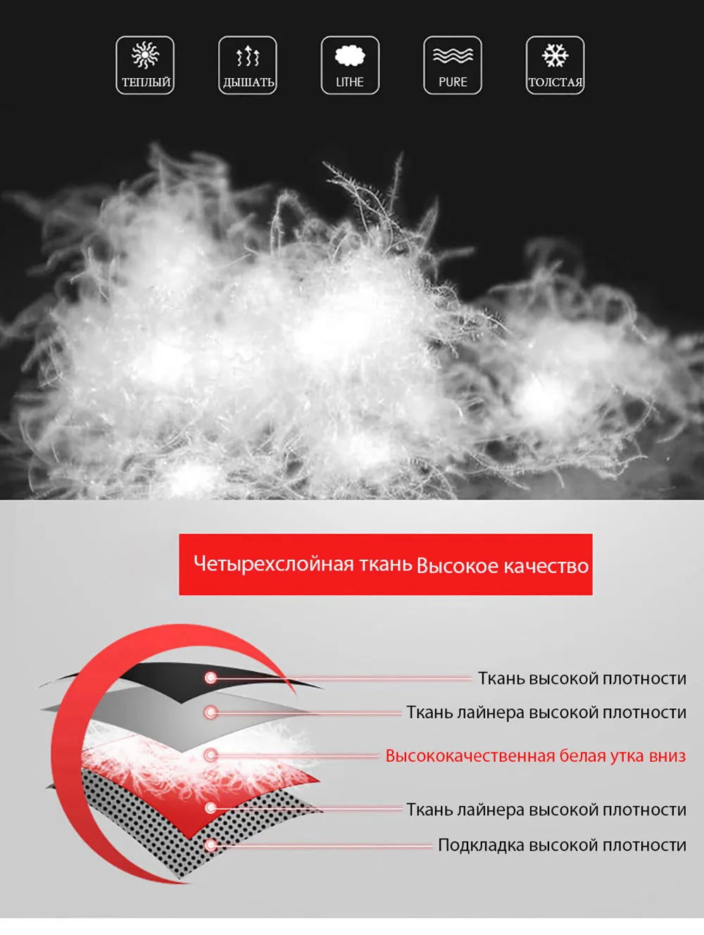 Winter Down Jackets for Men Brand Casual Middle Aged Men's Puffer Coats Winter Thick Warm Plus Size Feather Parkas