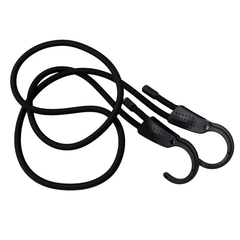 1.5M Elastic Strap Adjustable Tension Belt Car Clothesline Hook Cargo Luggage Lashing Buckle Rope For Motorcycle Travel