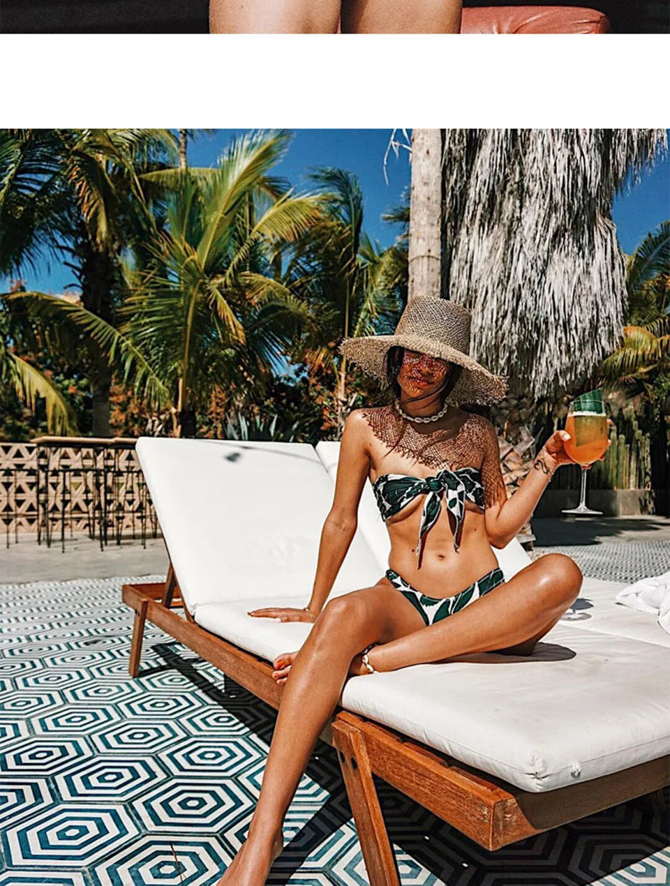 Summer hats for women Retro flat hat brim hand-made Hollow design raffia straw hat ladies outdoor sun protection beach straw hat