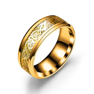 02 2024 Dragon Ring For Men Women Wedding Stainless Steel Jewelry