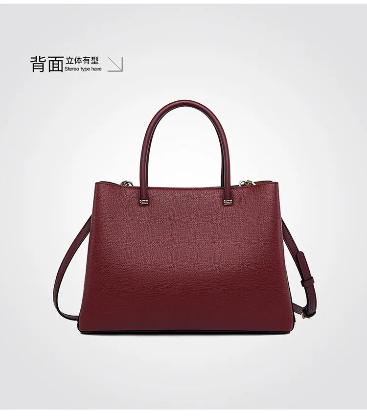 2ndr Brand Solid Color Fashion Design Lady Pu Leather Tote Hand Bag Ladies Women Handbags