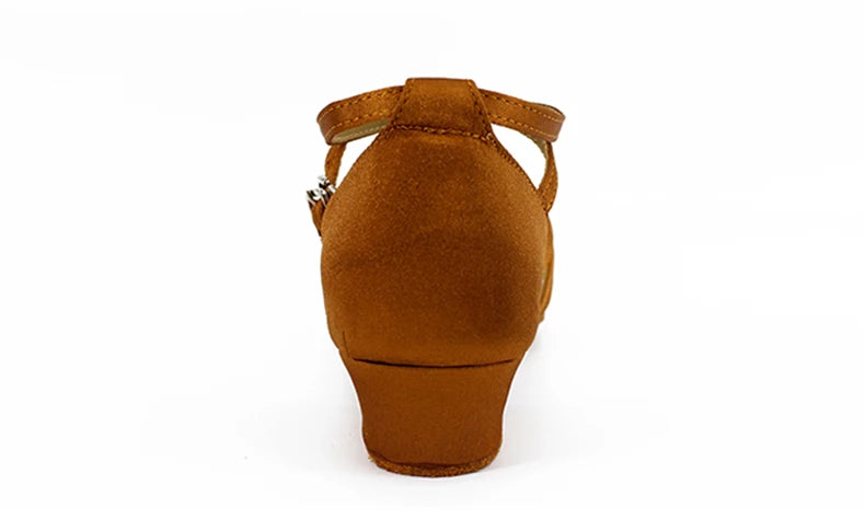 Latin Shoes for Girls Women Low Heel Latino Salsa Modern Ballroom Shoes Tango Salsa Rumba Latin Dance Shoes
