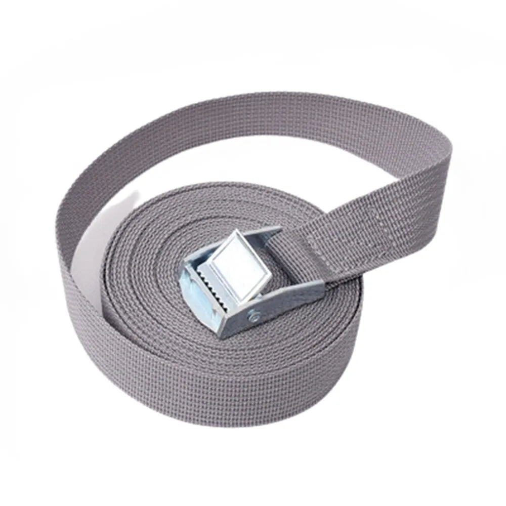 1M Buckle Tie-Down Belt cargo straps for Car motorcycle bike With Metal Buckle Tow Rope Strong Ratchet Belt for Luggage Bag