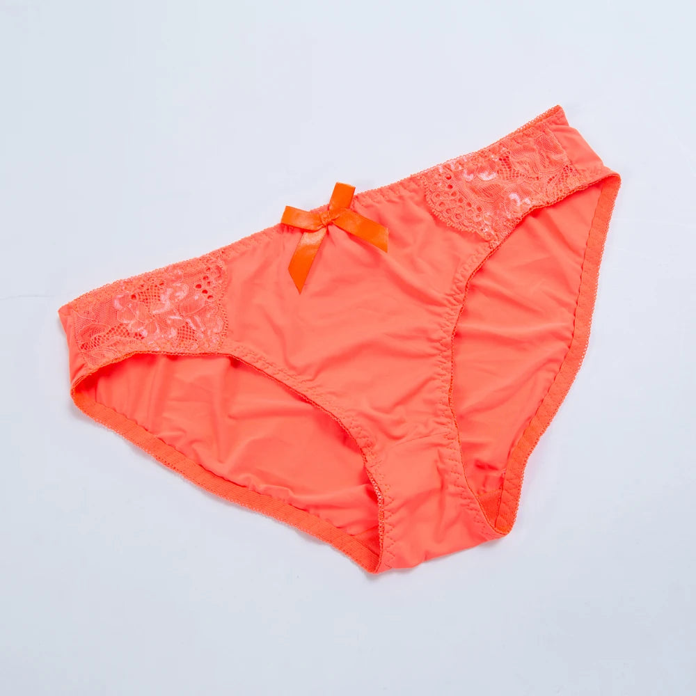 Panties For Women Seamless Panty Set Solid Invisible Underwear Sexy Low Waist Briefs Women's Underpants Lingerie Dropship