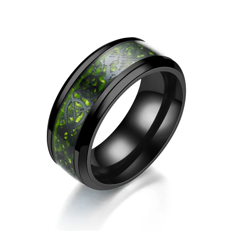 02 2024 Dragon Ring For Men Women Wedding Stainless Steel Jewelry