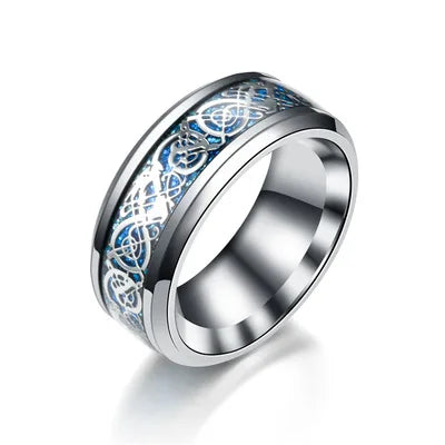 02 2024 Dragon Ring For Men Women Wedding Stainless Steel Jewelry