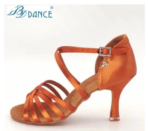 BD Latin Dance Shoes Authentic Female Soft-Soled Dancing Professional National Standard BDSALSA 216 Ballroom FREE BAG BDDANCE