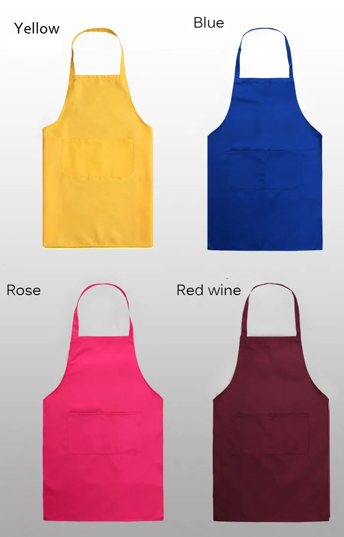 Korean Fashion Women Men Apron Kitchen Cooking Chef Cleaning Restaurant Waitress Apron Custom Print Logo Gift Aprons Wholesale