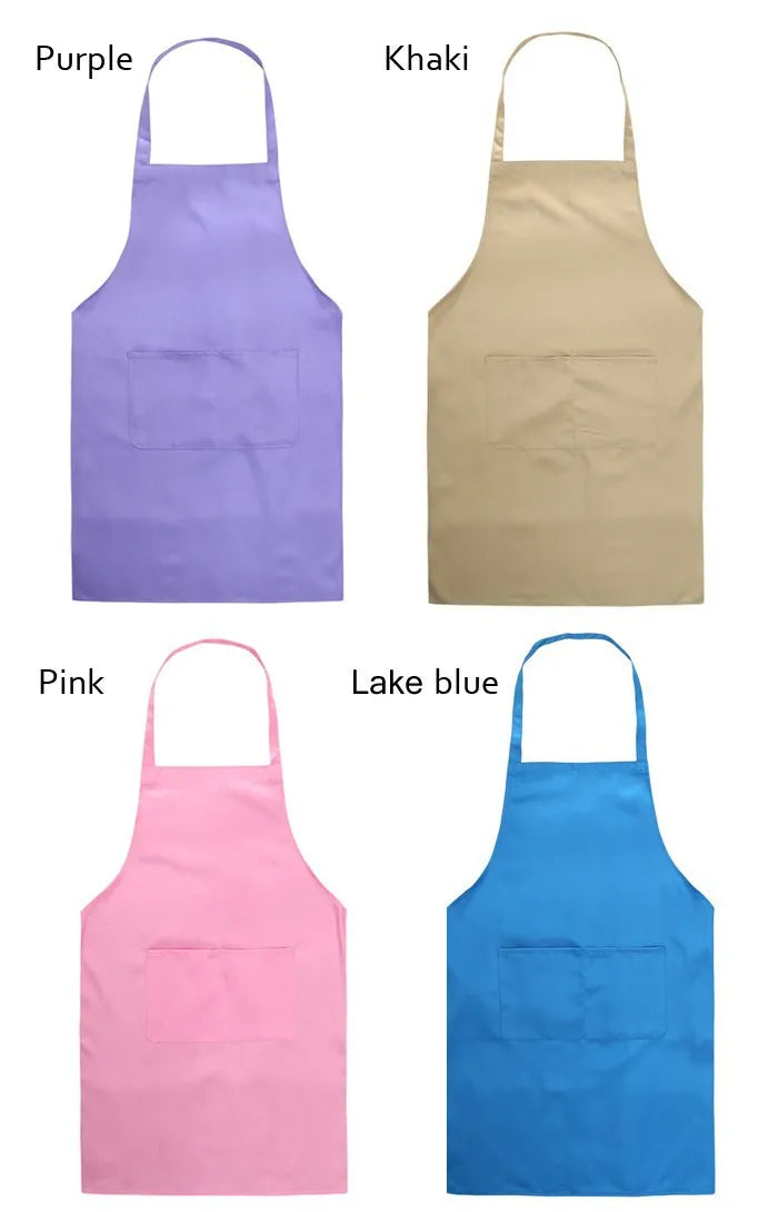 Korean Fashion Women Men Apron Kitchen Cooking Chef Cleaning Restaurant Waitress Apron Custom Print Logo Gift Aprons Wholesale