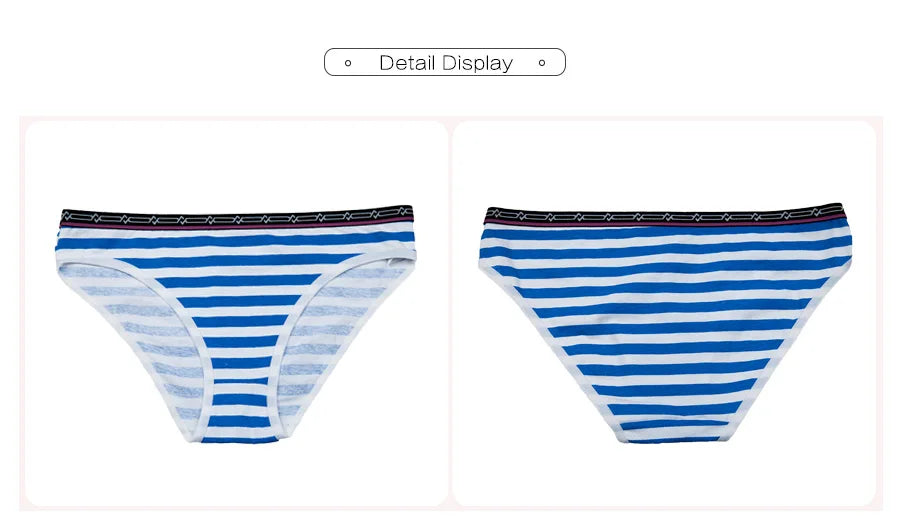 Sexy Panties for Women Female Underwear Bikini Cotton Crotch Briefs Lingerie Intimate Ladies Low Rise Waist Breathable FUNCILAC