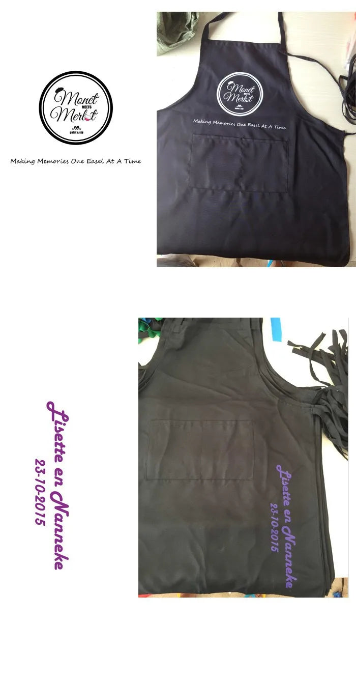 Korean Fashion Women Men Apron Kitchen Cooking Chef Cleaning Restaurant Waitress Apron Custom Print Logo Gift Aprons Wholesale