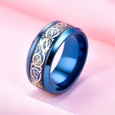 02 2024 Dragon Ring For Men Women Wedding Stainless Steel Jewelry