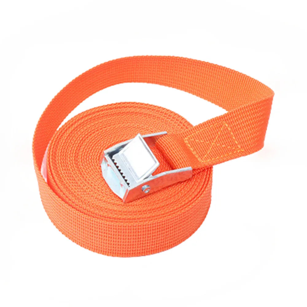 1M Buckle Tie-Down Belt cargo straps for Car motorcycle bike With Metal Buckle Tow Rope Strong Ratchet Belt for Luggage Bag