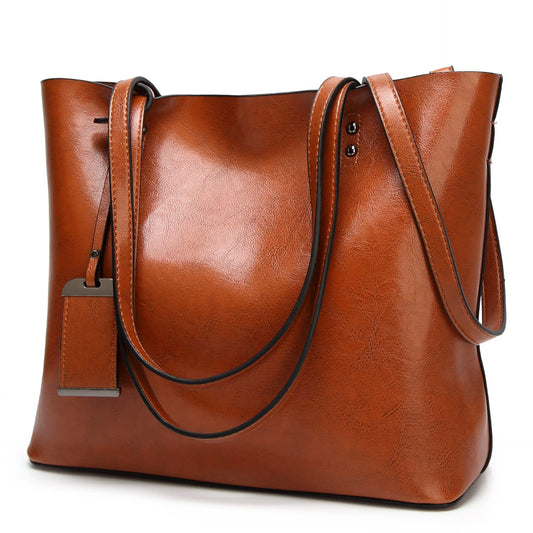 New Arrival Fashionable Soft PU Leather Handbag for Women Shoulder Satchel Crossbody Bag Durable Tote Bag Ladies Handbags